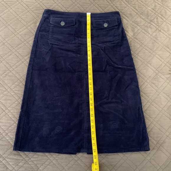 Boden NWT Navy Corduroy Midi Skirt size 8R - Picture 12 of 15